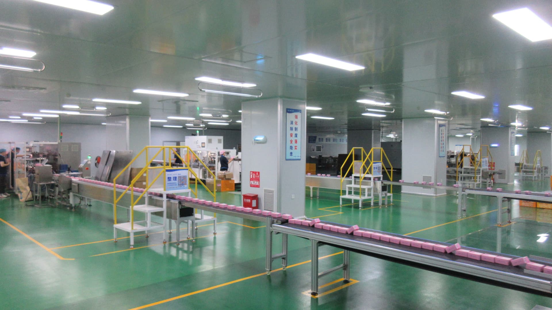 Automated Packaging Conveyor & Shipping Area